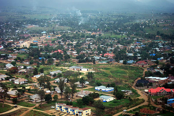 Bunia from above